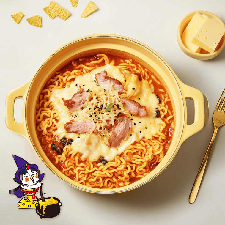 BULDAK NOODLES QUATTRO CHEESE FLAVOR